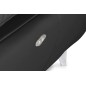Canapé d'angle relax en 100% tout cuir épais de luxe italien avec relax électrique, 5/6 places KASTER, noir, angle gauche