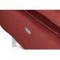 Canapé d'angle relax en 100% tout cuir épais de luxe italien avec relax électrique, 5/6 places KASTER, rouge bordeaux, angle dro
