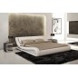 Lit en cuir italien de luxe DREAM, blanc, 160x200