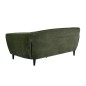 Canapé 3 places en tissu matelassé Rita coloris vert