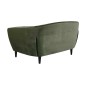 Canapé 2 places en tissu matelassé Rita coloris vert