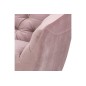 Canapé d'angle en tissu matelassé de qualité Rita coloris rose pale, angle gauche, 4 places Canapé d'angle en tissu matelassé de qualité Rita coloris rose pale, angle gauche, 4 places