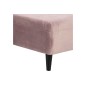 Canapé d'angle en tissu matelassé de qualité Rita coloris rose pale, angle droit, 4 places Canapé d'angle en tissu matelassé de qualité Rita coloris rose pale, angle droit, 4 places