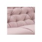 Canapé d'angle en tissu matelassé de qualité Rita coloris rose pale, angle droit, 4 places Canapé d'angle en tissu matelassé de qualité Rita coloris rose pale, angle droit, 4 places