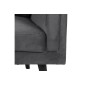 Canapé 2 places en tissu de qualité MONTERO, gris foncé Canapé 2 places en tissu de qualité MONTERO, gris foncé