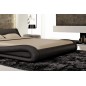 Lit en cuir italien de luxe DREAM, noir, 180x200
