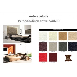 Lit en cuir italien de luxe DREAM, personnalisé