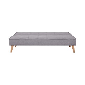 Canapé 2 places avec couchage en tissu de qualité URAL, gris