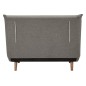 Fauteuil banquette convertible en tissu de qualité, gris, SPIRIT