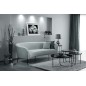Canapé 3 places en tissu de qualité ELISE, gris foncé Canapé 3 places en tissu de qualité ELISE, gris foncé
