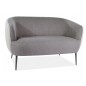 Canapé 2 places en tissu de qualité LENA, gris Canapé 2 places en tissu de qualité LENA, gris
