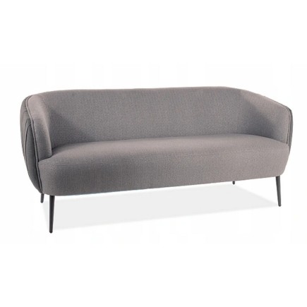 Canapé 3 places en tissu de qualité LENA, gris