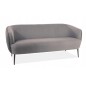 Canapé 3 places en tissu de qualité LENA, gris Canapé 3 places en tissu de qualité LENA, gris