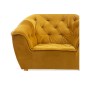 Fauteuil 1 place GALLERY en tissu de qualité, couleur curry