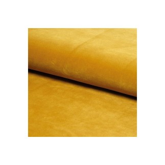 Canapé ASINI 2 places en tissu de qualité, couleur curry