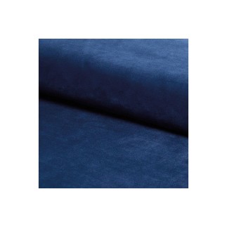 Canapé ASINI 2 places en tissu de qualité, couleur bleu