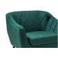 Canapé MONTINI 2 places en tissu de qualité, couleur vert Canapé MONTINI 2 places en tissu de qualité, couleur vert