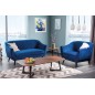Fauteuil MONTINI 1 place en tissu de qualité, couleur gris