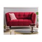 Canapé 2 places CASINI en tissu de qualité, couleur bordeaux Canapé 2 places CASINI en tissu de qualité, couleur bordeaux