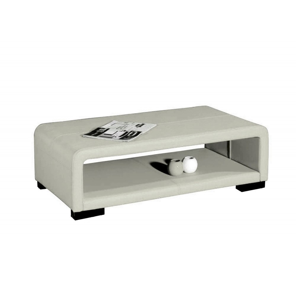 Table basse design italien VERA, blanc