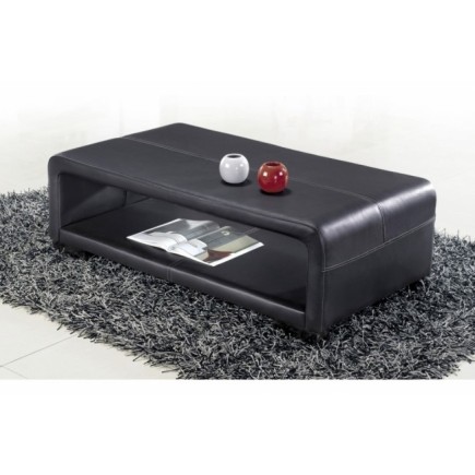 Table basse design VERA, noir