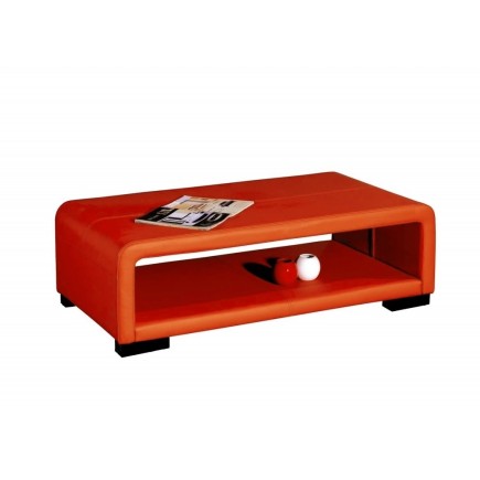 Table basse design italien VERA, orange