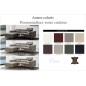 2eme paiement de la commande: canapé d'angle en cuir buffle italien de luxe 5 places lido, couleur personnalisée, angle gauche,