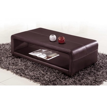 Table basse en design VERA, chocolat