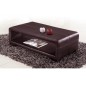 Table basse en design VERA, chocolat