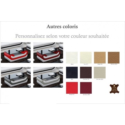 Superbe table basse CANDIDE, couleurs personnalisées