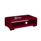 Table basse design VERA, bordeaux