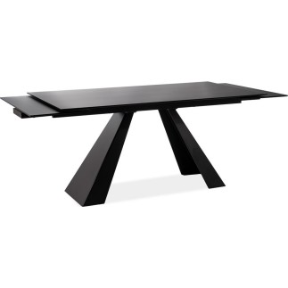 Table à manger avec rallonge, luxe Salvina