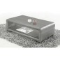 Table basse design italien VERA, gris clair