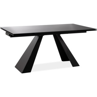 Table à manger avec rallonge, luxe Salvina
