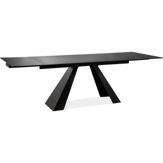 Table à manger avec rallonge, luxe Salvina