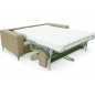 Canapé 3 places convertible en cuir italien de luxe MOVIDA, beige