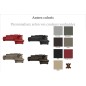 Canapé d'angle en 100% cuir de luxe italien convertible et avec coffre, 5/6 places CITIZEN, couleur personnalisée, angle droit