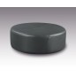 Grand pouf GIANT, gris foncé.