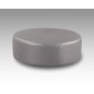 Grand pouf GIANT, gris clair.