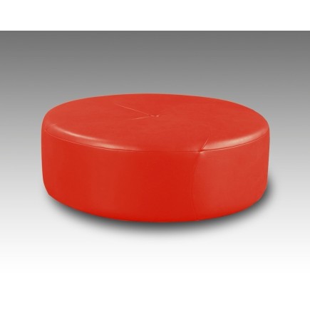 Grand pouf GIANT, rouge.