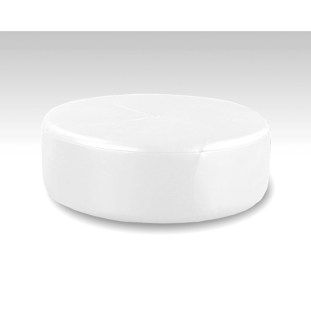 Grand pouf GIANT, blanc.
