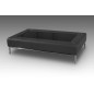 Table basse design CONTI, noire