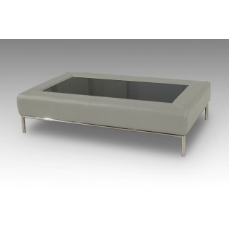 Table basse design CONTI, gris clair