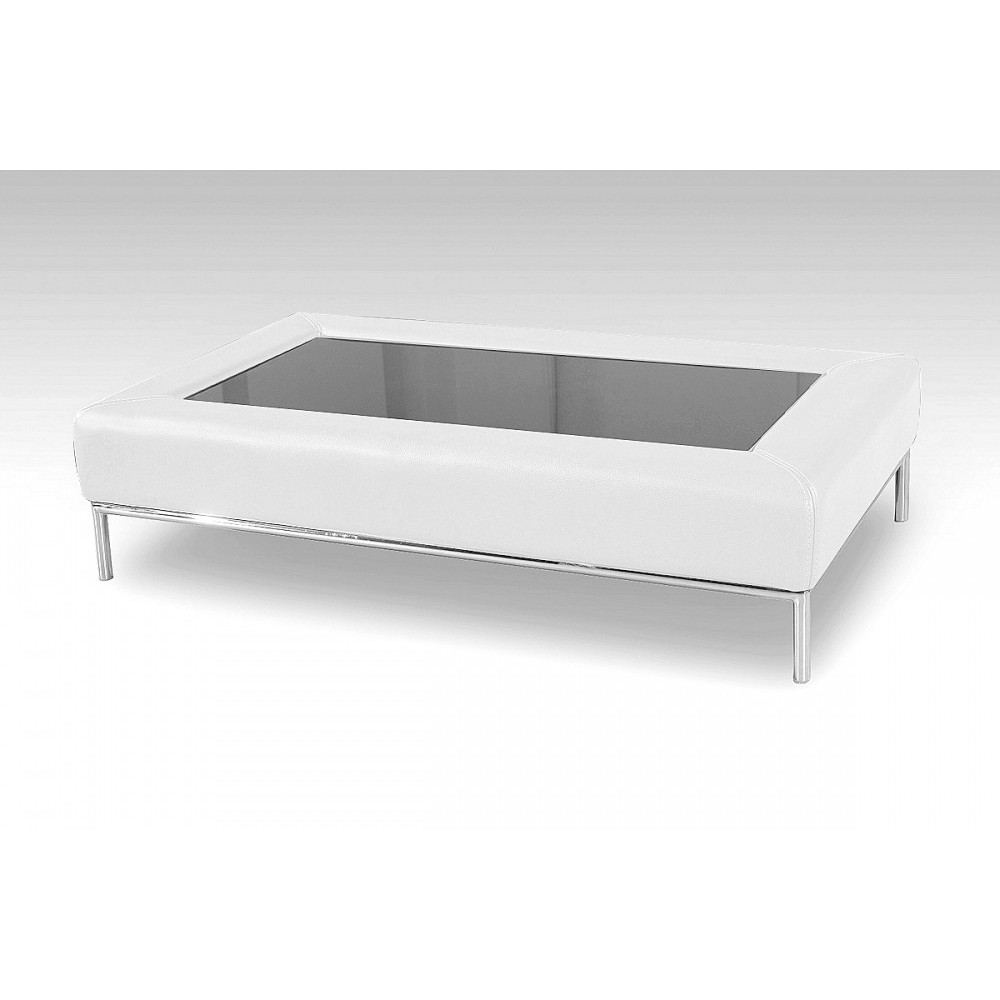 Table basse design CONTI, blanc