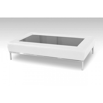 Table basse design CONTI, blanc