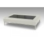 Table basse design CONTI, ecru