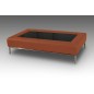 Table basse design CONTI, marron