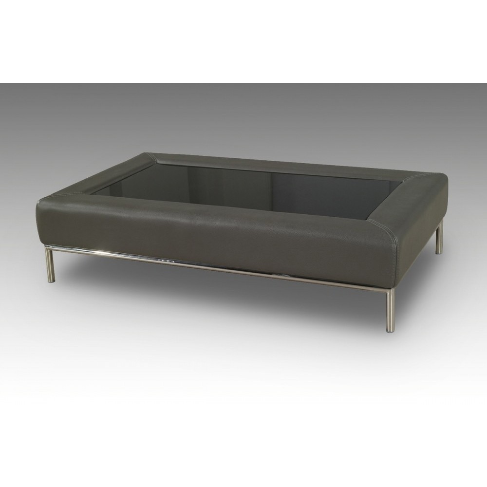 Table basse design CONTI, gris foncé