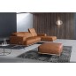 Canapé d'angle en 100% tout cuir épais de luxe italien 5/6 places PORTO, couleur cognac, angle droit, Marron cognac Canapé d'angle en 100% tout cuir épais de luxe italien 5/6 places PORTO, couleur cognac, angle droit, Marron cognac