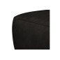 Pouf PORTO en tout cuir italien haut de gamme vachette, coloris noir